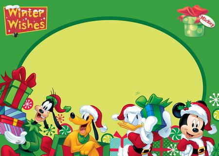 Κάρτα Χριστουγέννων Mickey 3σχ