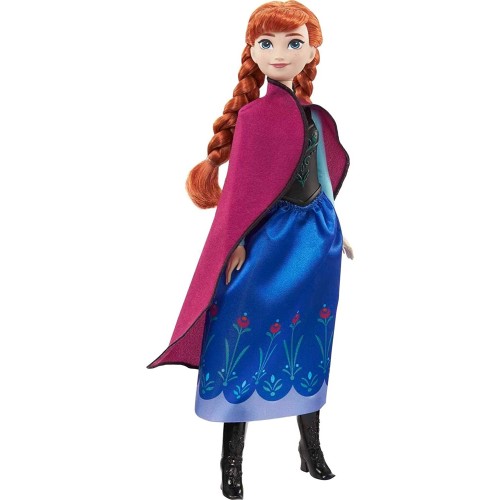Mattel Κούκλα Frozen  Anna με Μπλέ Φούστα (HLW46/HLW49)
