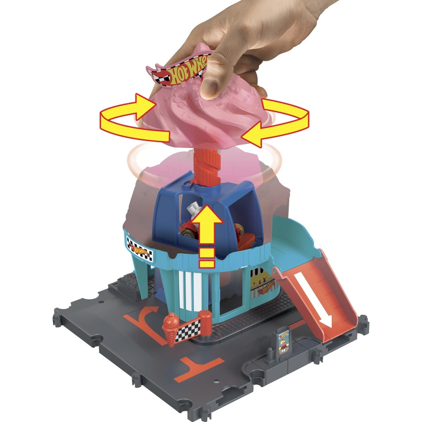 Mattel Hot Wheels City Ice Cream Shop (HDR24/HTN77)