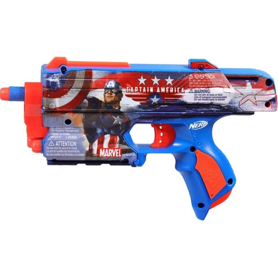 Hasbro Nerf Marvel Captain America Dart Blaster (F9717)