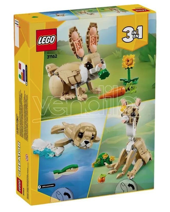 LEGO Creator Χαριτωμένο Κουνέλι 3 Σε 1 (31162)