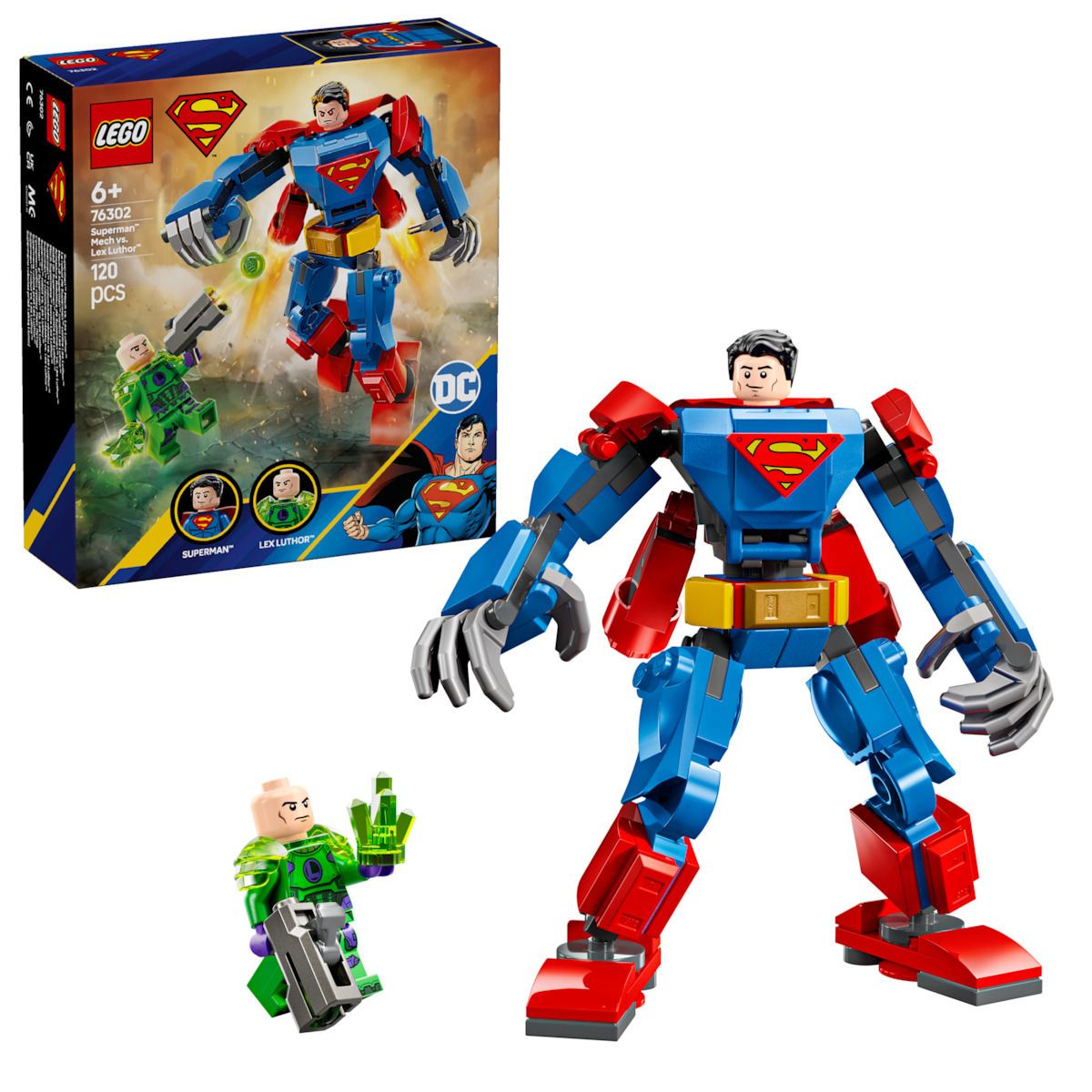 LEGO Super Heroes Εξωστολή Σούπερμαν Vs Λέξ Λούθορ (76302)