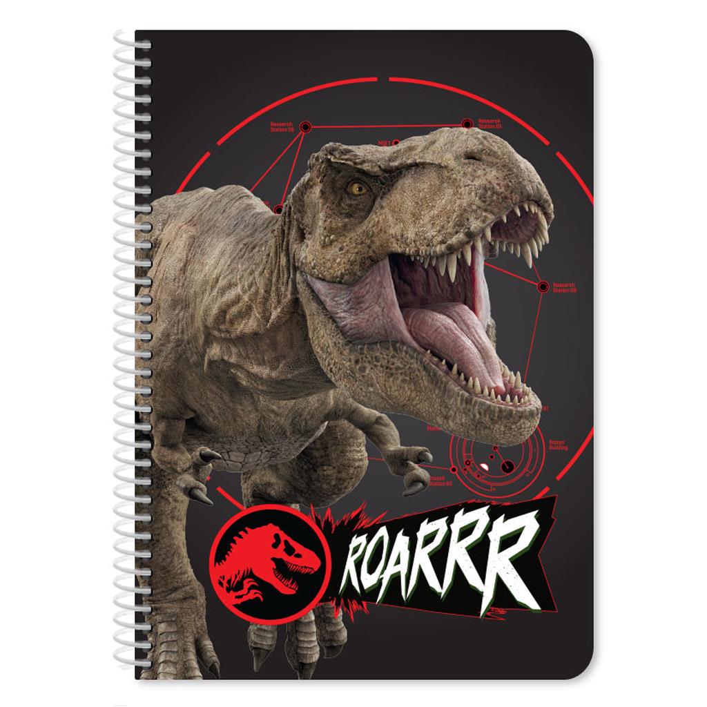 Τετράδιο Σπιράλ Jurassic World A4 2 Θέματα 60 Φύλλα 2 Σχέδια (000570908)