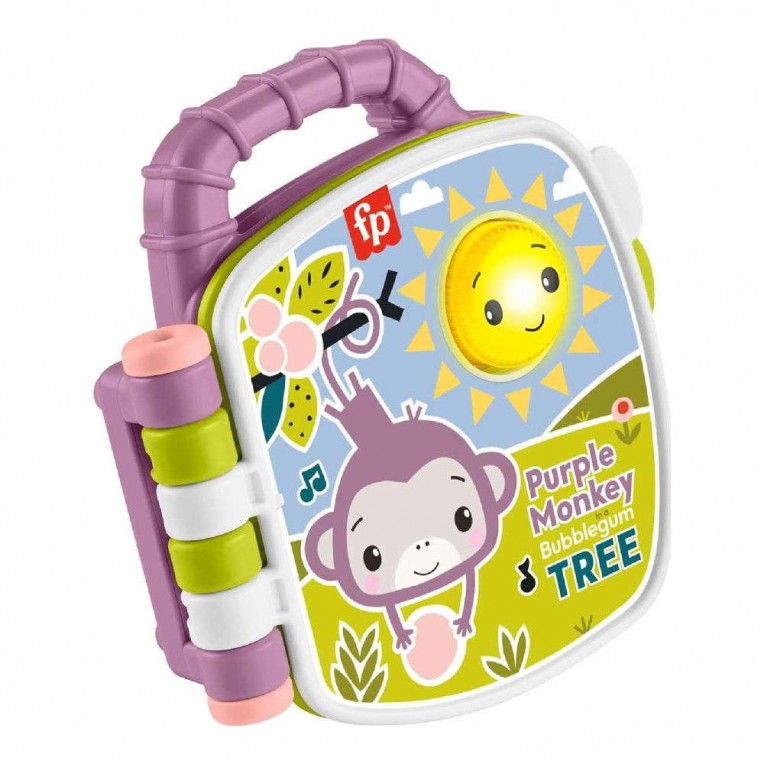Fisher-Price Μουσικό Βιβλιαράκι Μαϊμουδάκι (JFN07)