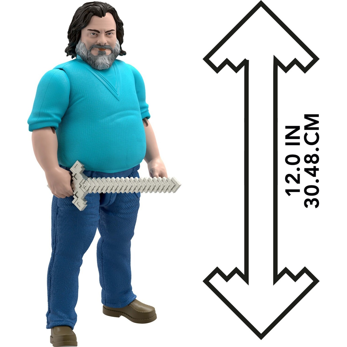 Mattel Minecraft: A Minecraft Movie Large Steve 30 Cm (JGG67/JFR65)