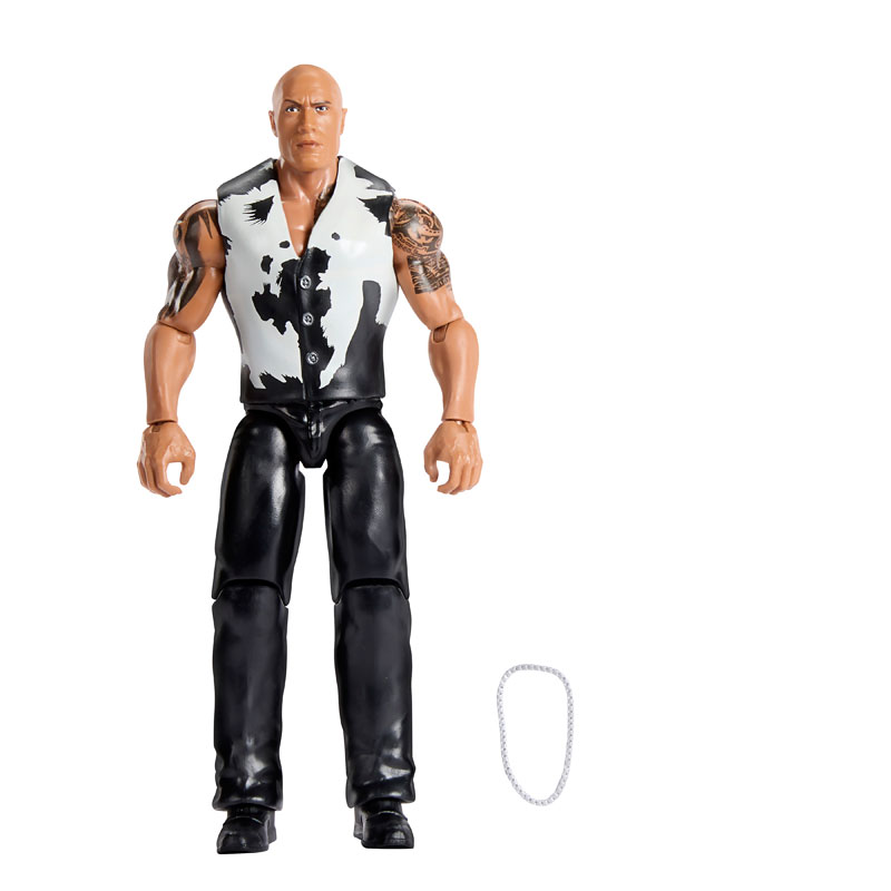 Mattel WWE Deluxe Φιγούρες 18cm - The Rock (GDF62/JGD30)