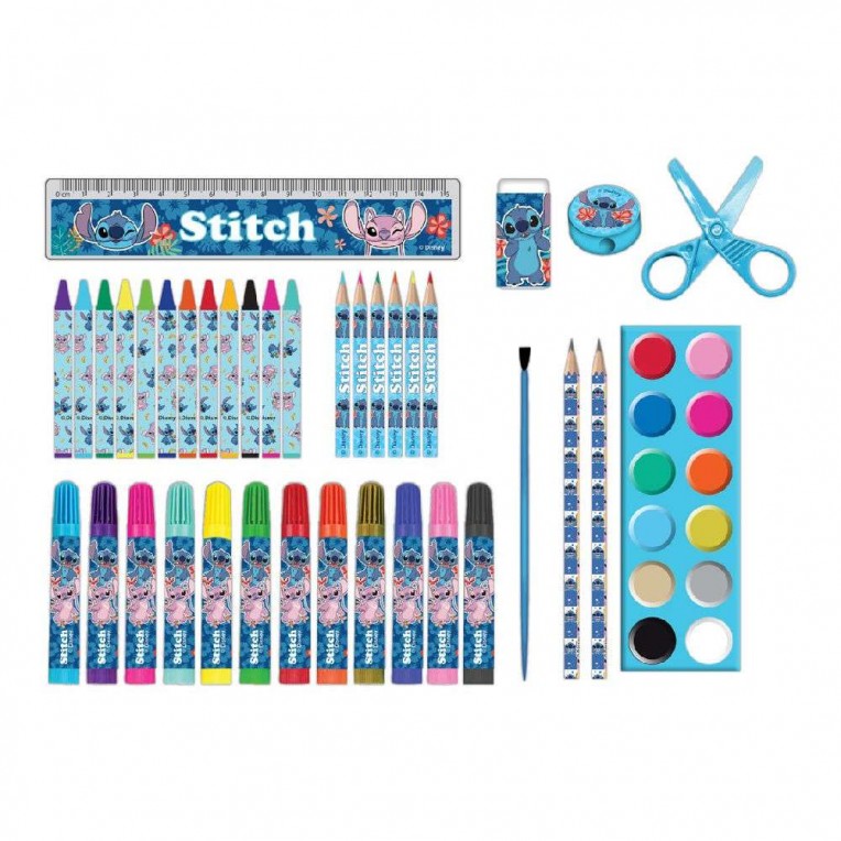 Σετ Χρωματισμού Βαλιτσάκι Disney Stitch 50τεμ. (000564678)
