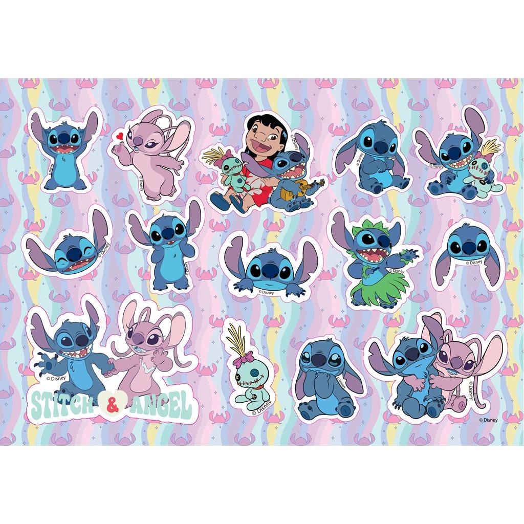Μπλοκ Ζωγραφικής Lilo & Stitch 23X33 40 Φύλλων Με Αυτοκόλλητα Στένσιλ-2 Σχέδια-1Τμχ (000564982)
