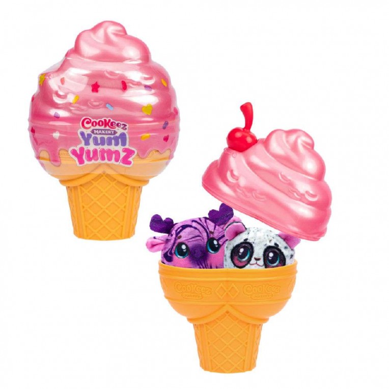 Cookeez Makery Yum Yumz Μαγικό Παγωτάκι με 2 Αρωματικά Λούτρινα Έκπληξη (CKE05000)