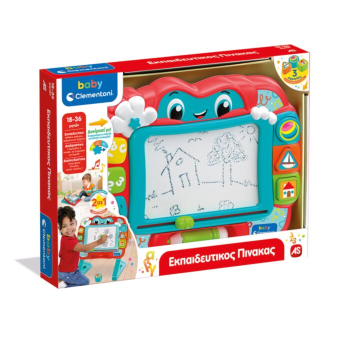 Baby Clementoni Βρεφικό Παιχνίδι Εκπαιδευτικός Πίνακας (1000-63434)