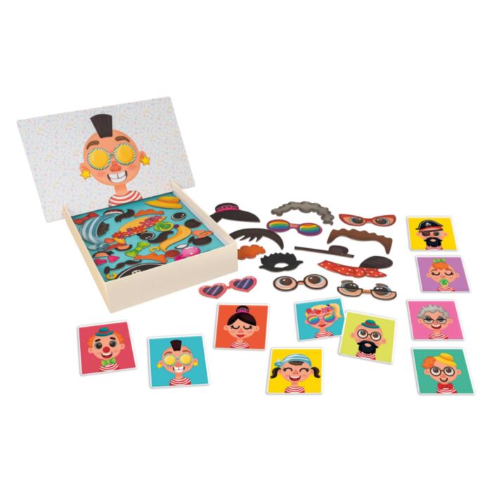 HappiHobbi Αστεία Πρόσωπα 55 Εκπαιδευτικοί Χάρτινοι Μαγνήτες  (1029-64079)