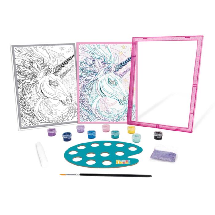 HappiHobbi Paint & Frame Paint by Numbers Fairytale Unicorn (1038-41042)