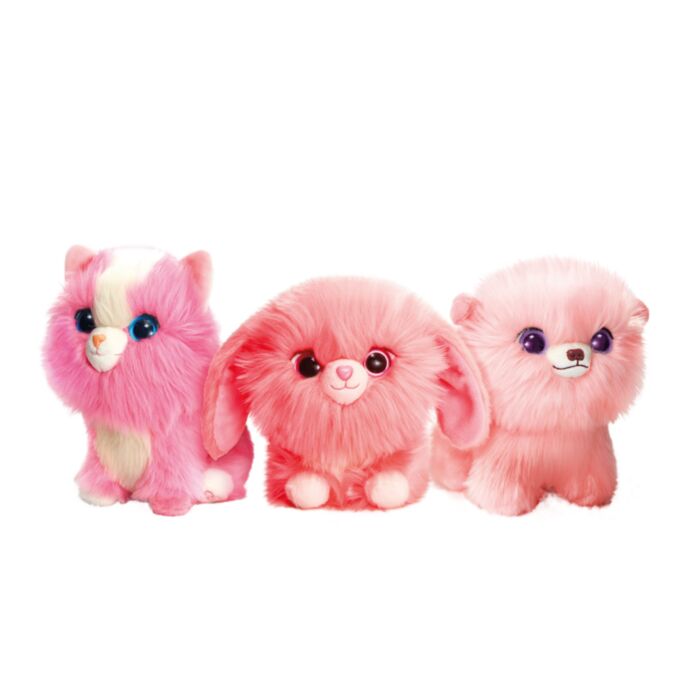 Κουβαροζωάκια Λούτρινα σε Βαλιτσάκι Ροζ (1863-30326)