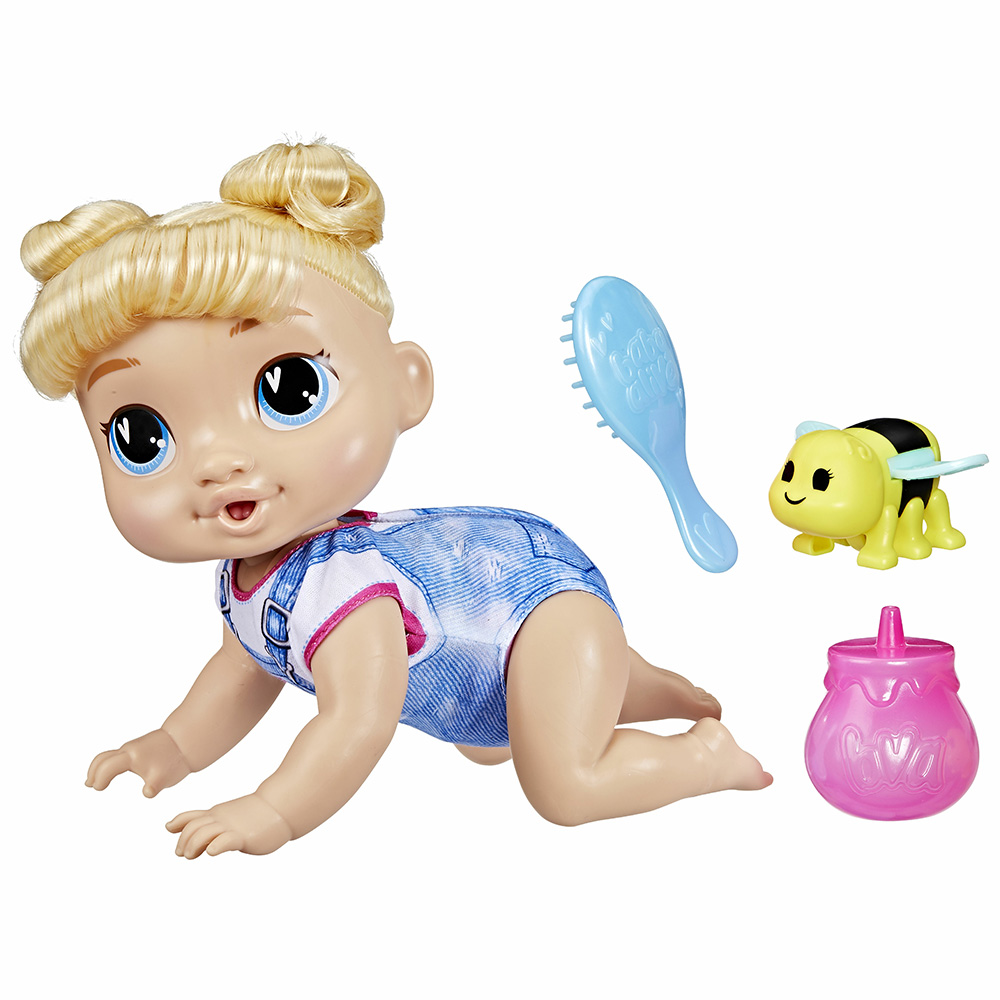 Baby Alive Crawl N Play Harper Hugs Ηλεκτρονική Κούκλα Μωράκι (F9709)