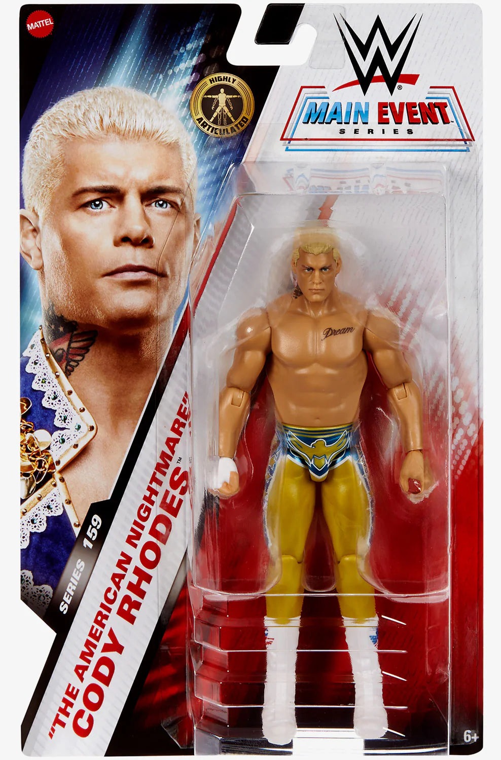 WWE Φιγούρα 17εκ Main Event Series 159 Cody Rhodes (GDF62/JGD446)