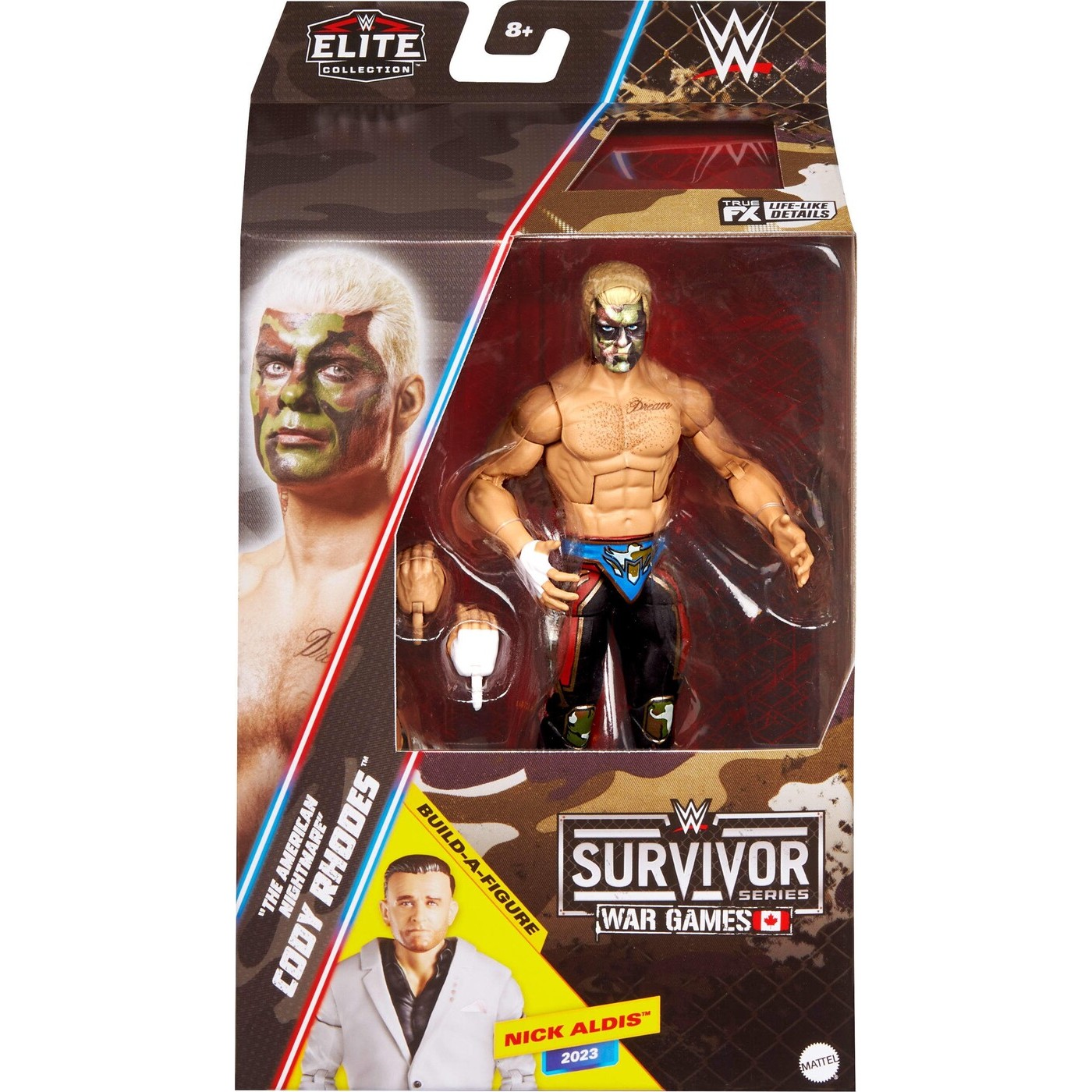 Mattel WWE Φιγούρα 17εκ Elite Collection Survivor Series War Games Cody Rhodes (HVF76/JCJ59)