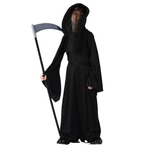 Αποκριάτικη Στολή Παιδική Reaper Μαύρος L (7-9)