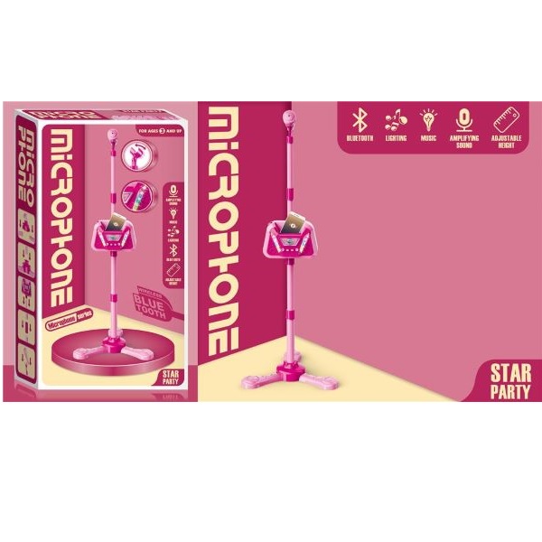 Ασύρματο Μικρόφωνο Bluetooth Με Φως