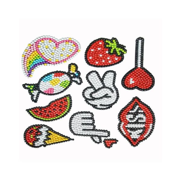 Αυτοκόλλητα Diamond Painting Kit 9τμχ Διάφορα Σχέδια