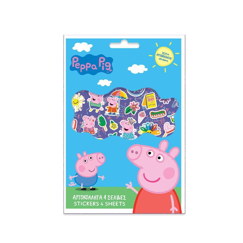 Αυτοκόλλητα Peppa Pig σε Μπλοκ 300 τμχ (000482819)