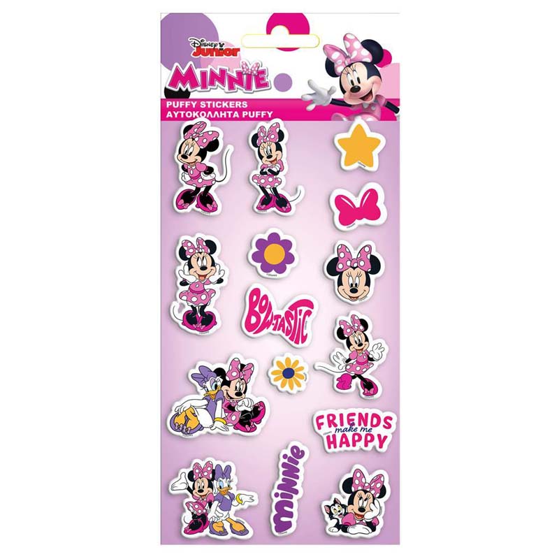 Αυτοκόλλητα Puffy Minnie 10x22 εκ.