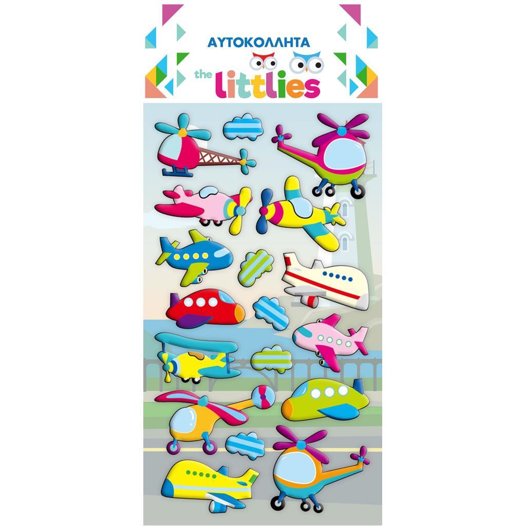 Αυτοκόλλητα Puffy The Littlies Αεροπλάνα 10x22cm (000646998)
