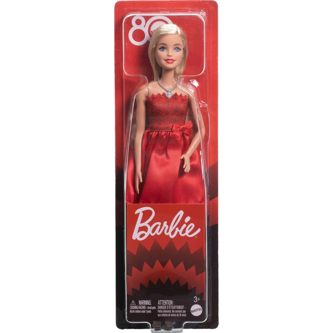 Barbie 80 Χρόνια-Κόκκινο Φόρεμα (JGD25)
