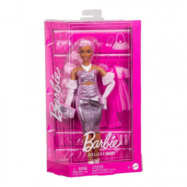 Barbie Συλλεκτική Κούκλα Deluxe Style Ροζ Μαλλιά (HYV25)