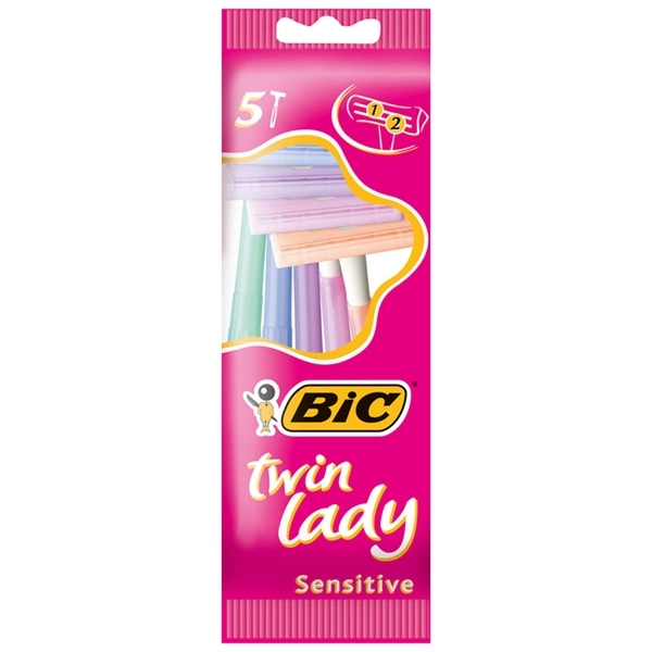 Bic Ξυραφάκια Twin Lady Sensitive (1002788)