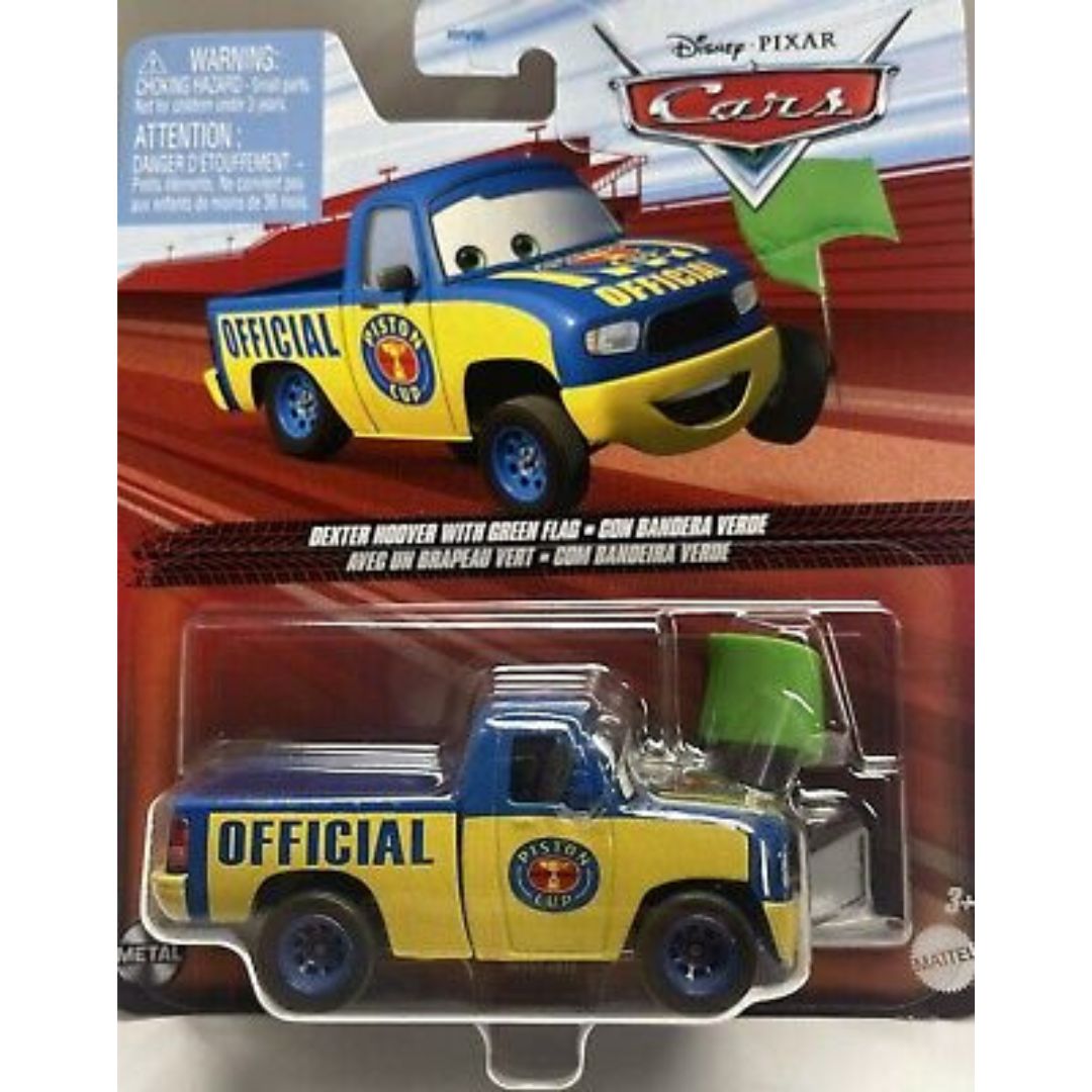 Cars Αυτοκινητάκι Die-Cast Dexter Hoover με Πράσινη Σημαία (DXV29/JDL80)