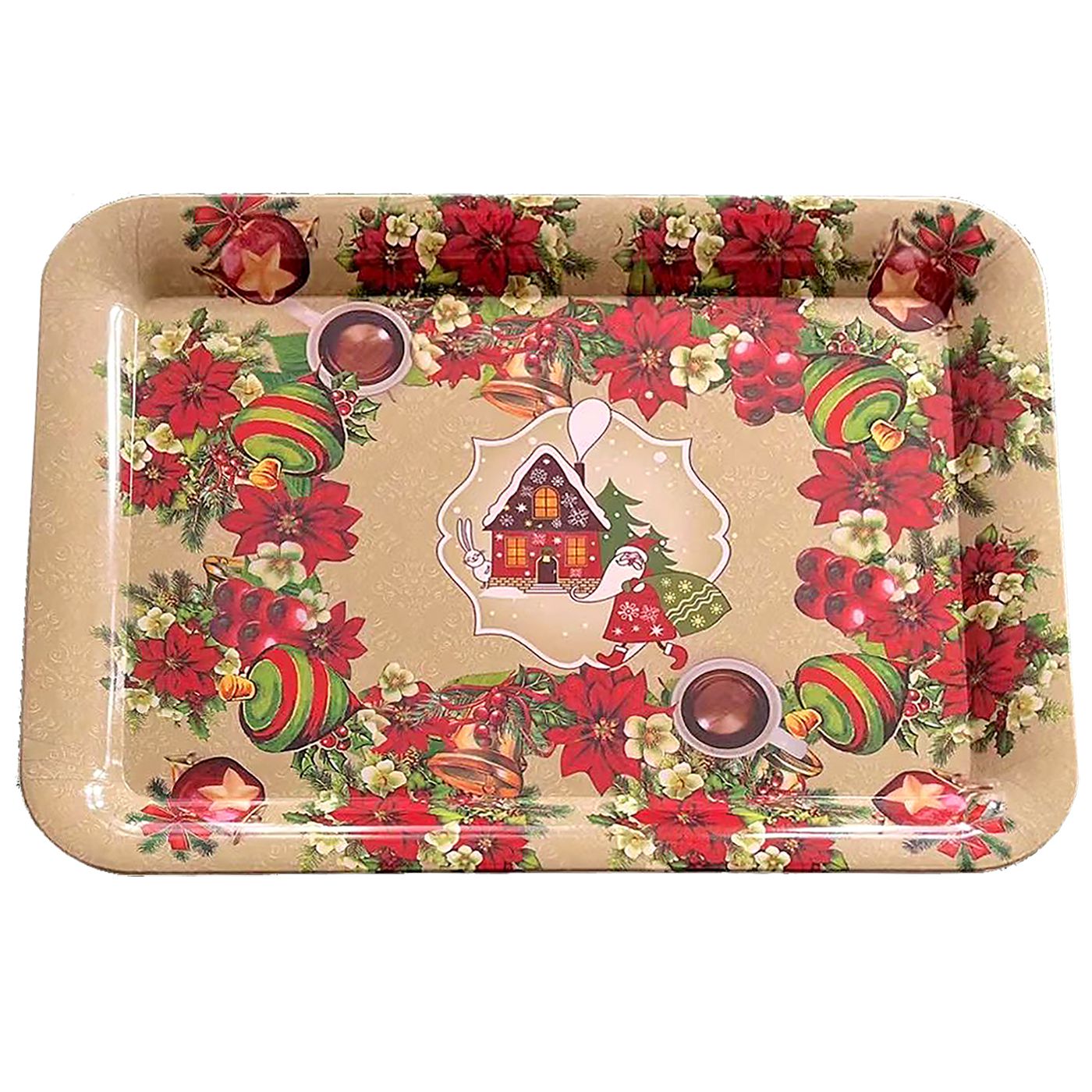 Δίσκος Χριστουγέννων Ορθογώνιος 38x28cm