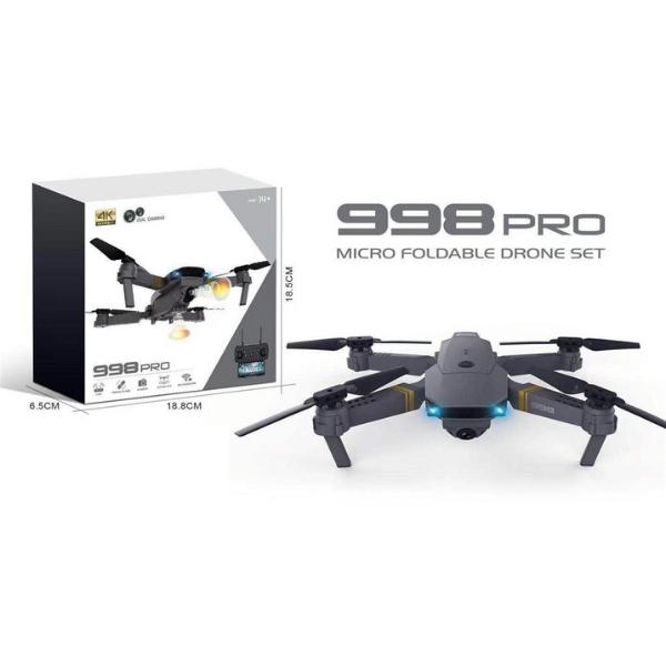 Drone 998PRO Με Κάμερα 4Κ Ultra HD 23cm 2.4GHz