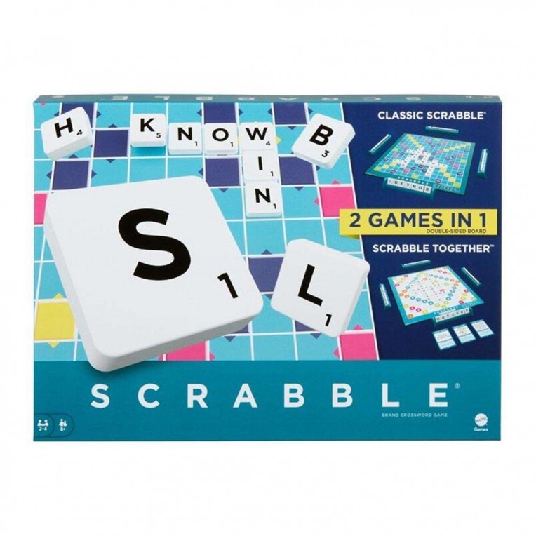 Επιτραπέζιο Scrabble 2 σε 1 (HXW06)