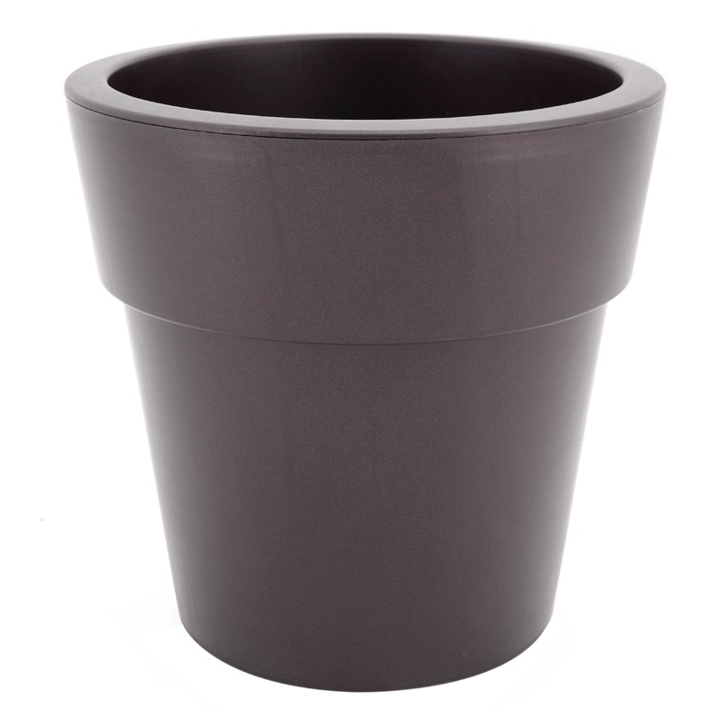 Et Plast Γλάστρα Αναίς Ανθρακί Φ30 Η28,5 13Lt