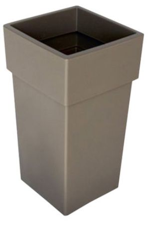 Et Plast Γλάστρα Τετράγωνη Αναΐς Μόκα 46lt 33x62cm (23306)