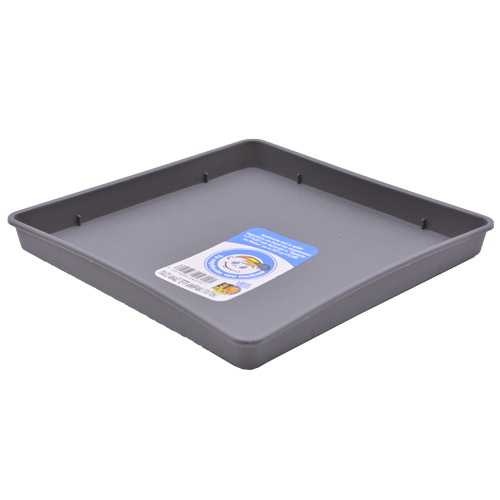 Et Plast Πιάτο Γλάστρας Τετράγωνο Αναΐς Ανθρακί 29x29cm (24314Ρ)