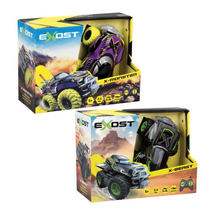 Exost X-Monster και X-Beast Τηλεκατευθυνόμενα Αυτοκίνητα (7530-20683)