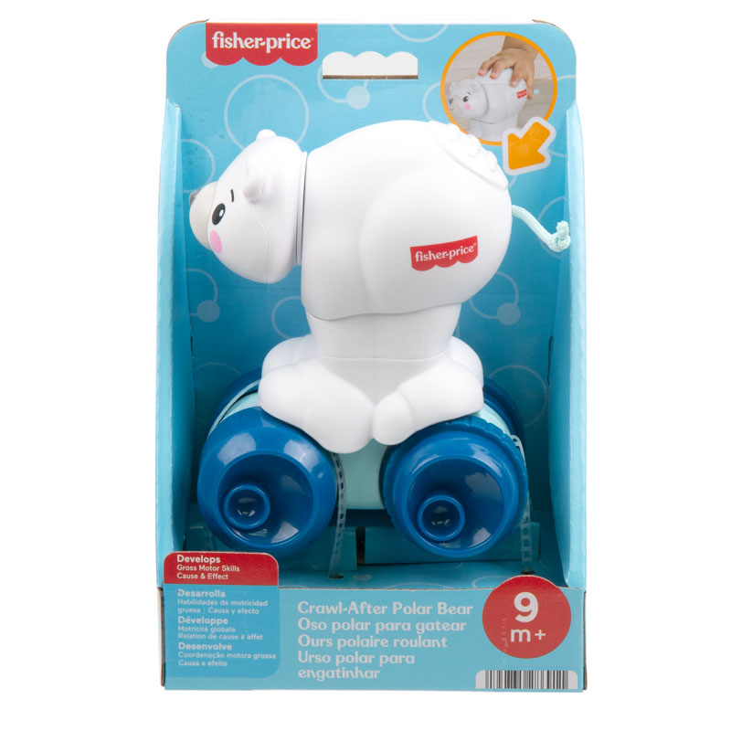 Fisher Price Crawl-After Polar Bear Πολική Αρκουδίτσα Με Κίνηση (JDL63)