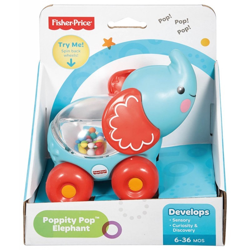 Fisher-Price Οχηματάκια Poppity Pop Ελέφαντας (BGX29/CMV98)