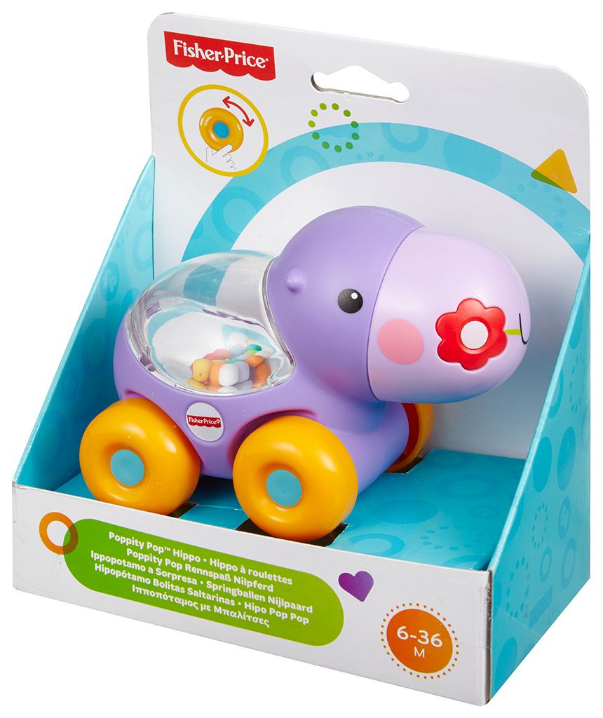 Fisher-Price Οχηματάκια Poppity Pop Ιπποπόταμος (BGX29/BGX30)