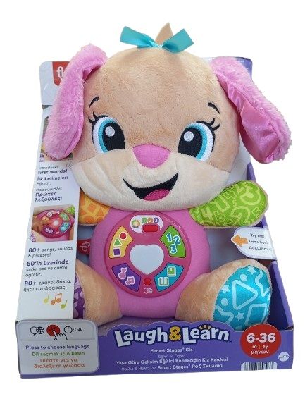 Fisher-Price Παίζω & Μαθαίνω Smart Stages Εκπαιδευτικό Σκυλάκι Ροζ JFD34