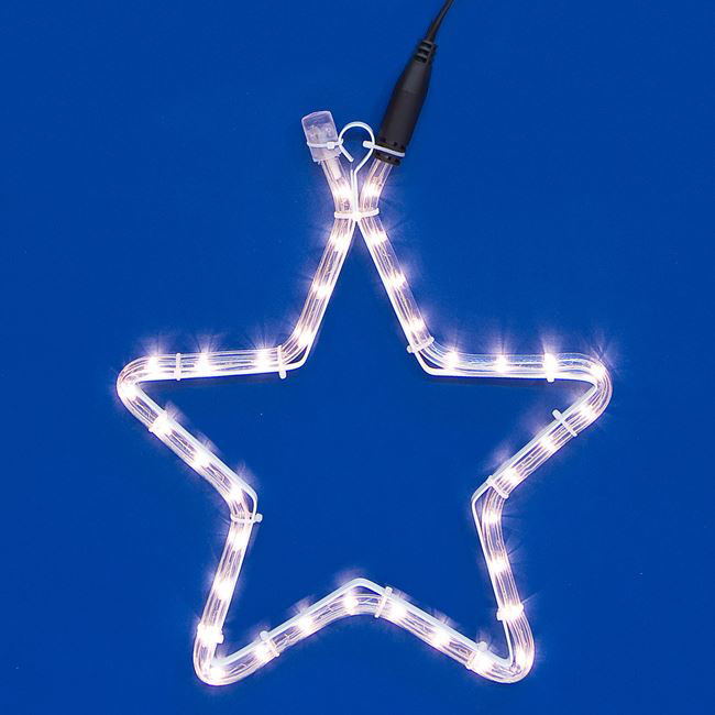 Φωτοσωλήνας Αστέρι Λευκό Ψυχρό 30X30cm