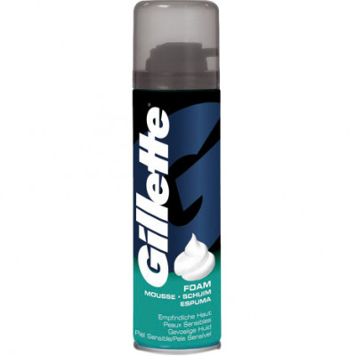 Gillette Classic Shaving Foam Sensitive Skin 200ml