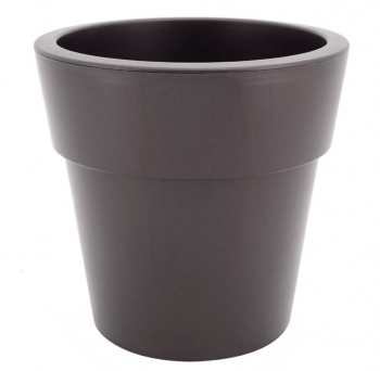 Γλάστρα 'Αναΐς' Ανθρακί Φ35x33Υ 20lt (105)