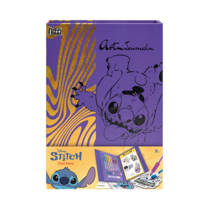 HappiHobbi Art Journal Fluo Στυλό Disney Stitch (1038-11049)