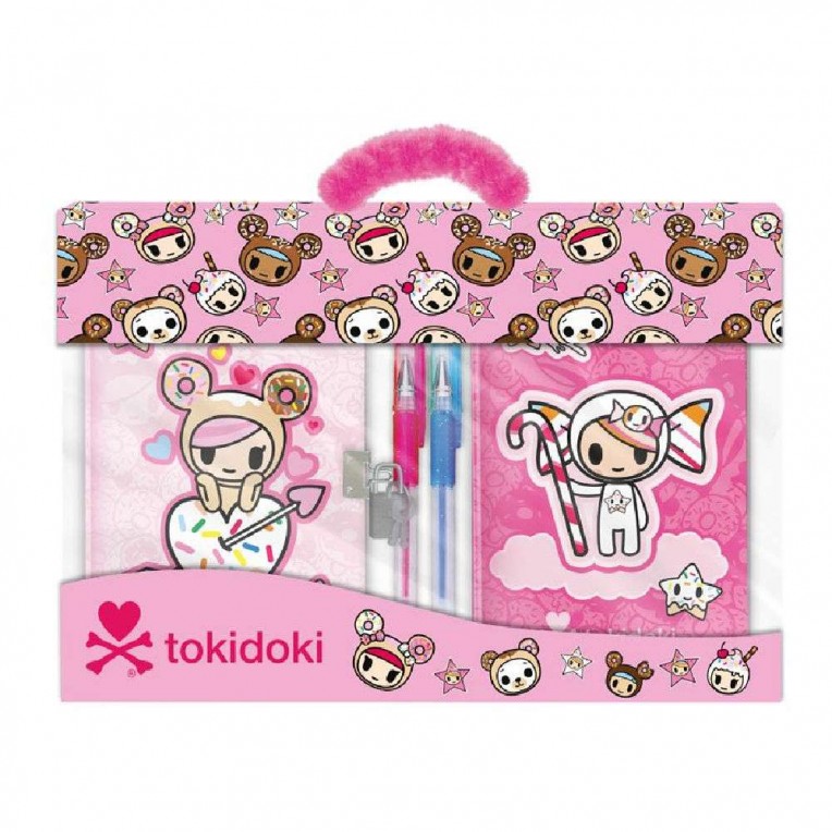 Ημερολόγιo με Κλειδαριά, Σημειωματάριο και 2 Στυλό Gel Tokidoki (000470316)