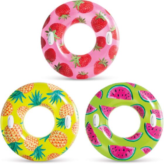 Intex Σωσίβιο Κουλούρα 107cm Tropical Fruit 3 Σχέδια (56261)