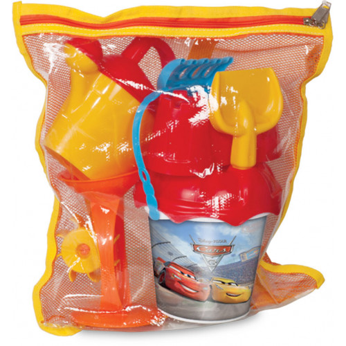 John Τσαντάκι Σετ Παραλίας Cars 30x15x35cm (01584WD)