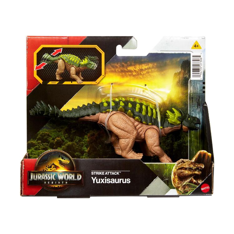Jurassic World Rebirth Strike Attack Φιγούρα Δεινόσαυρος με Σπαστά Μέλη Yuxisaurus  (JGB77/JCL62)