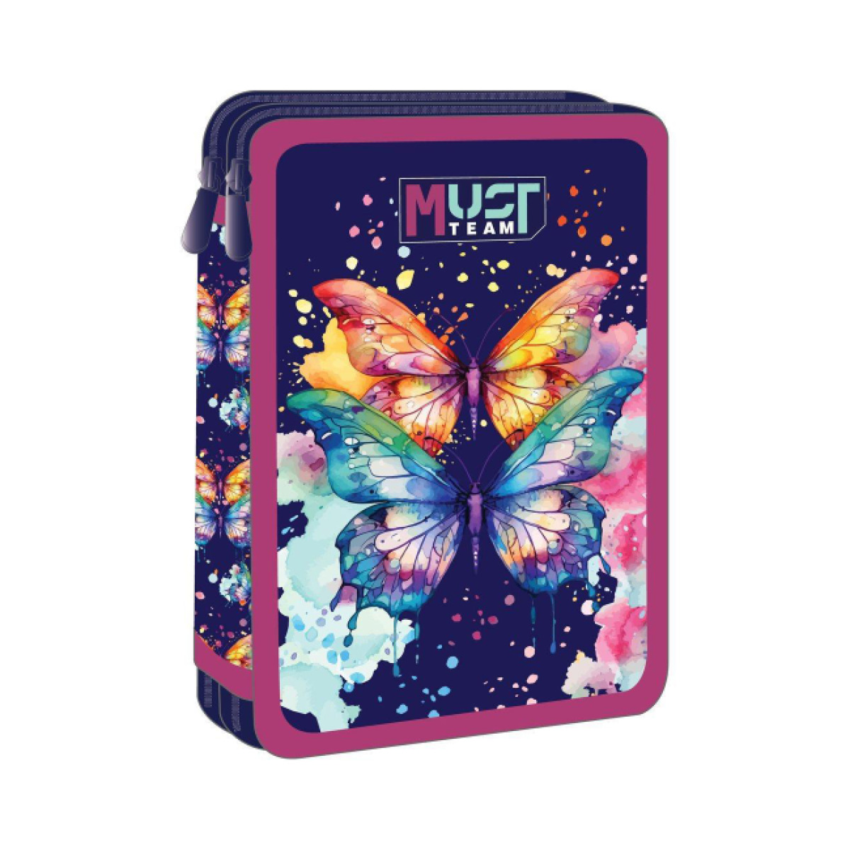 Κασετίνα Διπλή Γεμάτη Butterfly (000586319)